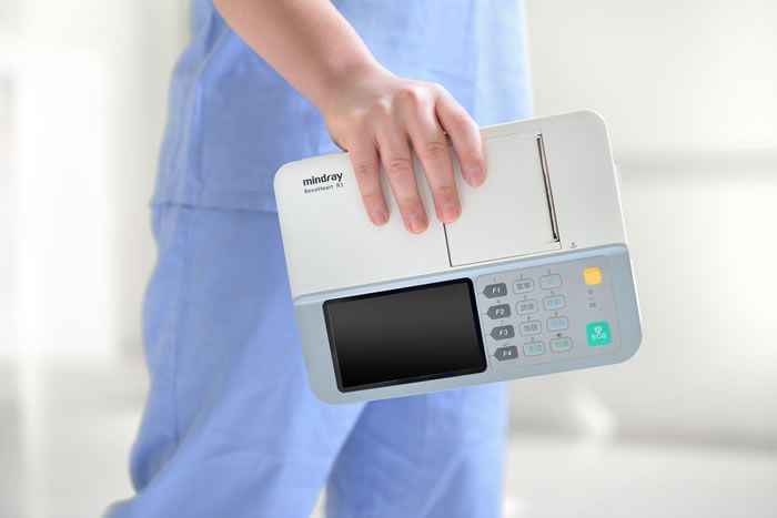 迈瑞便携式beneheartr3三道心电图机