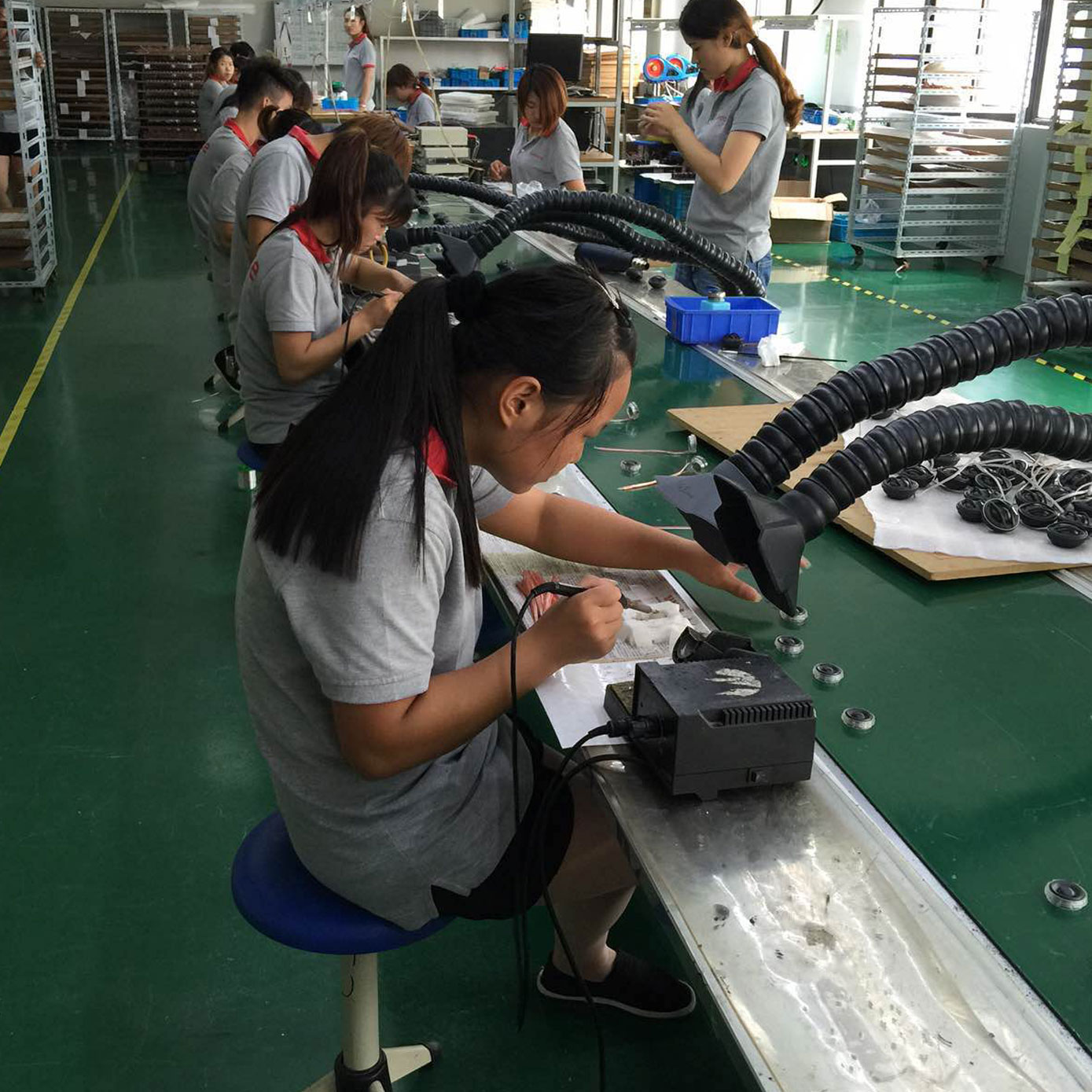 xy202焊锡工厂流水线电烙铁排烟净化器过滤机哪家好过环保检测可提供