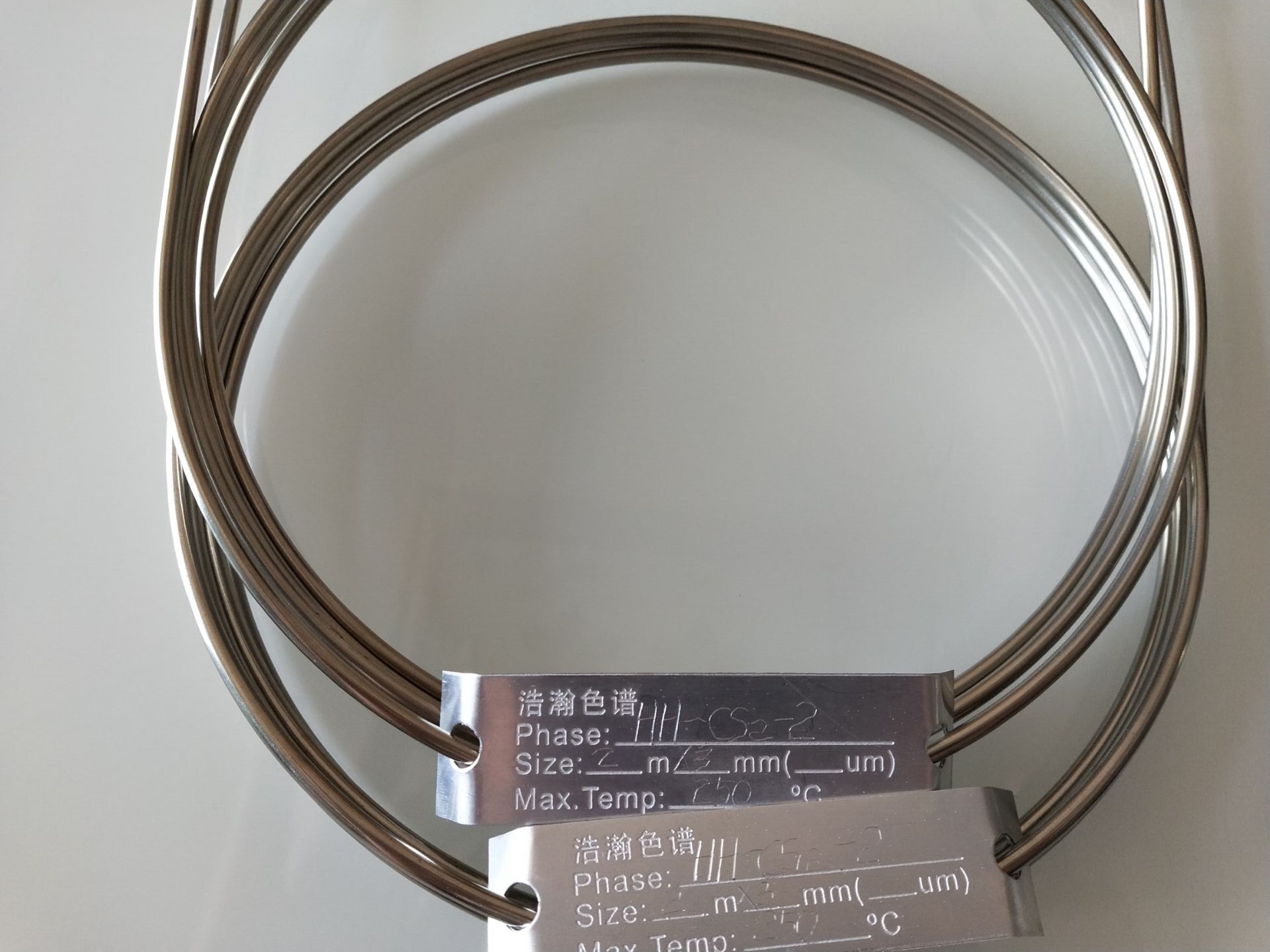 玻璃管和色谱填料制作各种高效填充色谱柱如需要用不锈钢过滤网作为柱